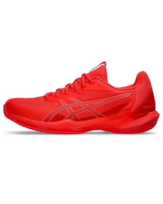 SOLUTION SPEED FF 3 CLAY Asics de hombre de color Red