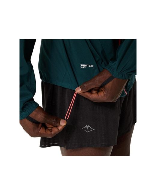 Asics FUJITRAIL ELITE WATERPROOF JACKET in Black für Herren