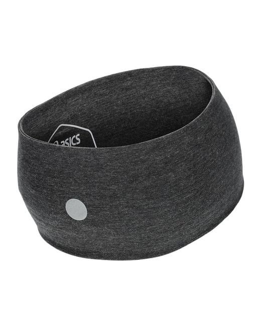 Asics Black Essential Running Headband for men