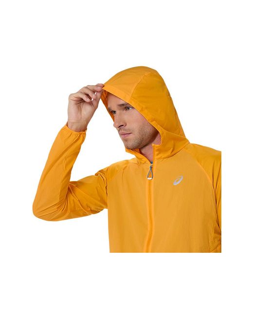 Asics Blue Road Packable Jacket for men