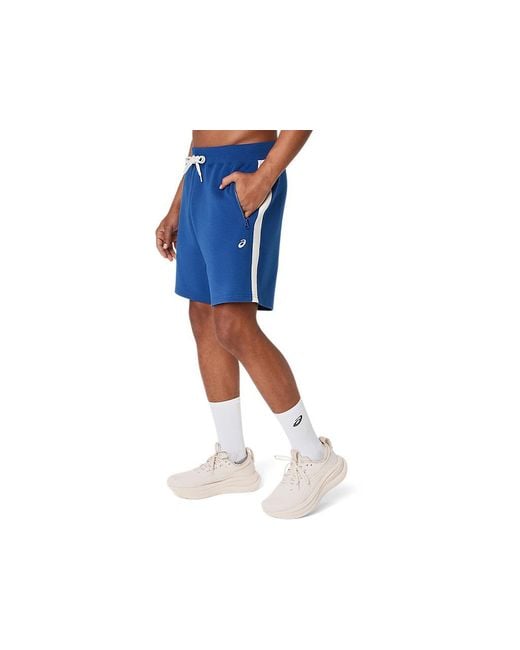 Asics Blue Heritage 7in Short for men