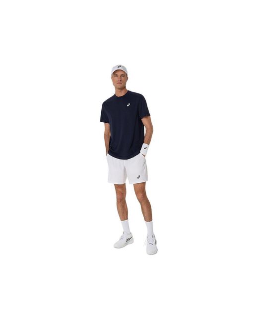 Asics Blue Court Ss Top for men
