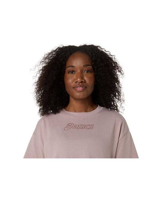 Asics Logo Tee in het Black
