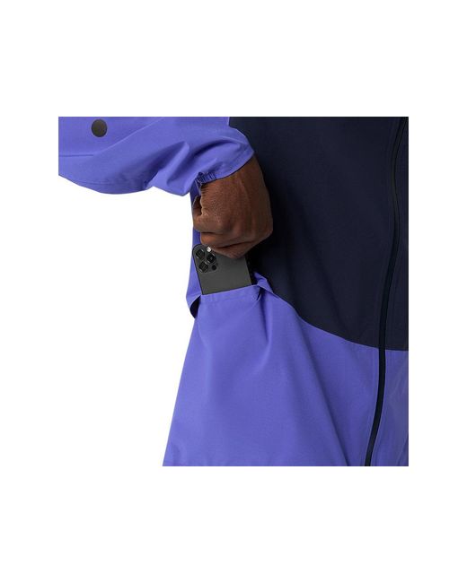 Asics Blue Metarun Legend Jacket for men