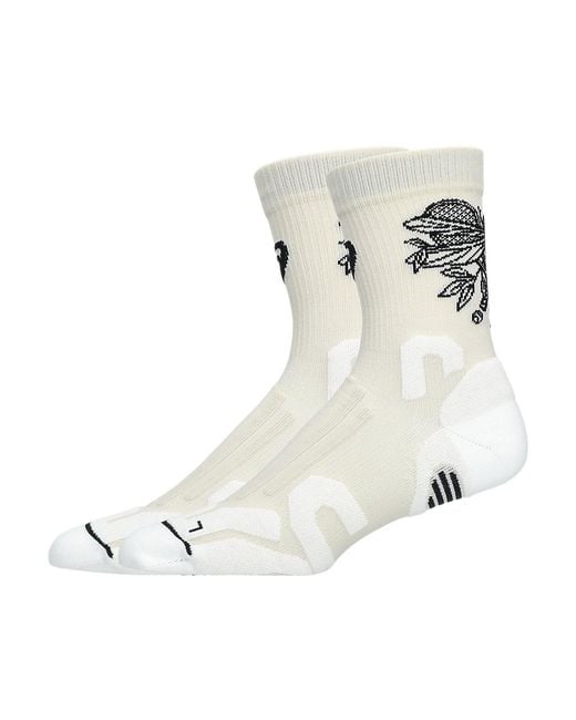 Asics Black Game Seasonal Graphic Crew Sock for men