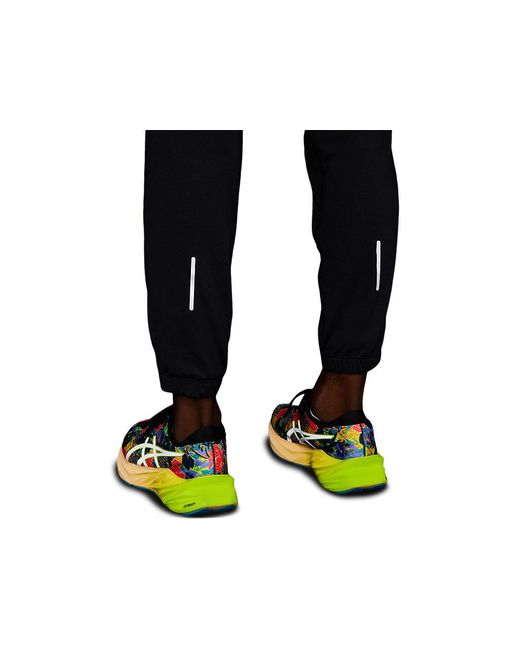 Asics Lite-Show Pant in het Black voor heren