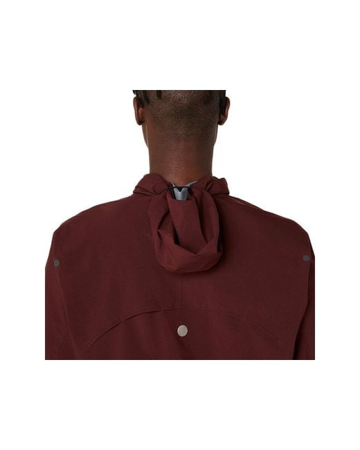 Asics METARUN WATERPROOF JACKET in Red für Herren