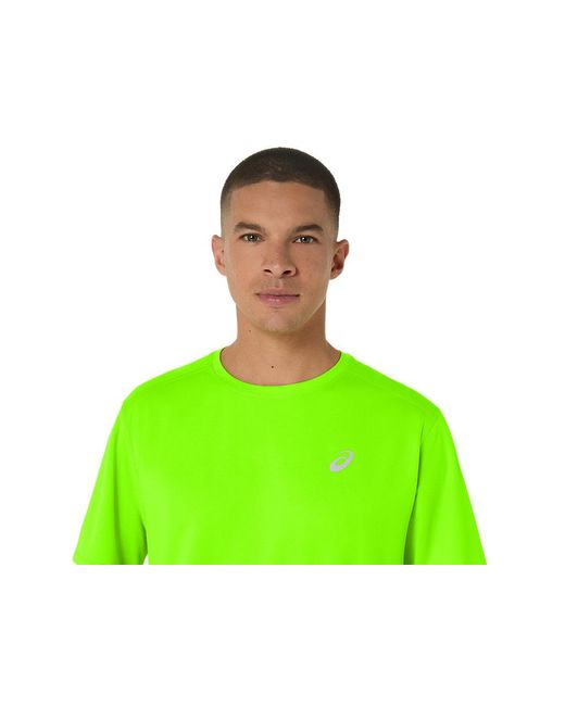 Asics Core Ss Top in het Green voor heren