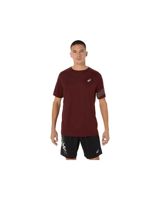 Asics ICON SS TOP in Red für Herren