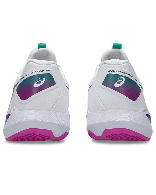 Asics White Solution Speed Ff 4 Clay for men