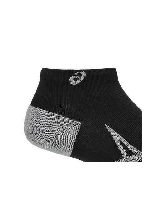 Asics Black Aeg 2 Pack Lightweight Run Ankle Sock for men