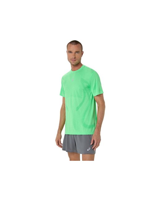 Asics Green Road Seamless Ss Top for men