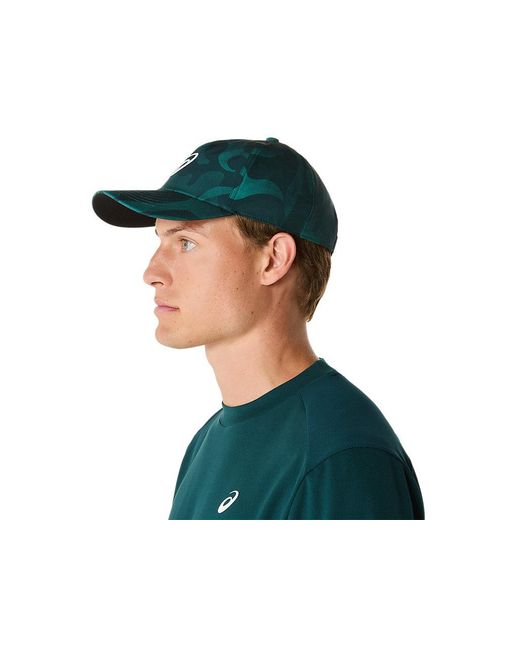 Graphic Cap di Asics in Green da Uomo