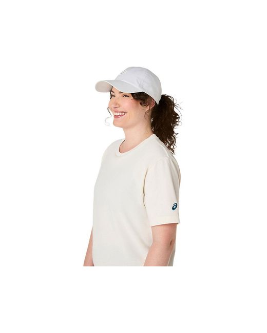 Asics White Essential Cap for men