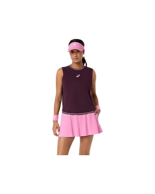 Asics Red Game Sleeveless Top