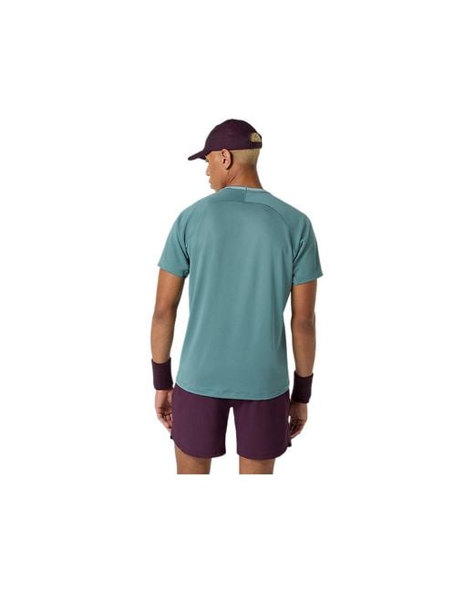 Asics Blue Game Ss Top for men