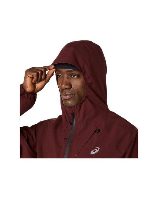 Asics METARUN WATERPROOF JACKET in Red für Herren