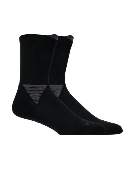 Asics Black Fujitrail Crew Sock for men