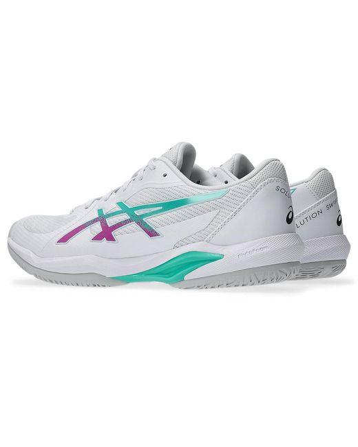 Asics White Solution Swift Ff 2 Clay for men