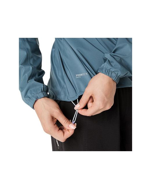 Asics Blue Fujitrail Elite Waterproof Jacket
