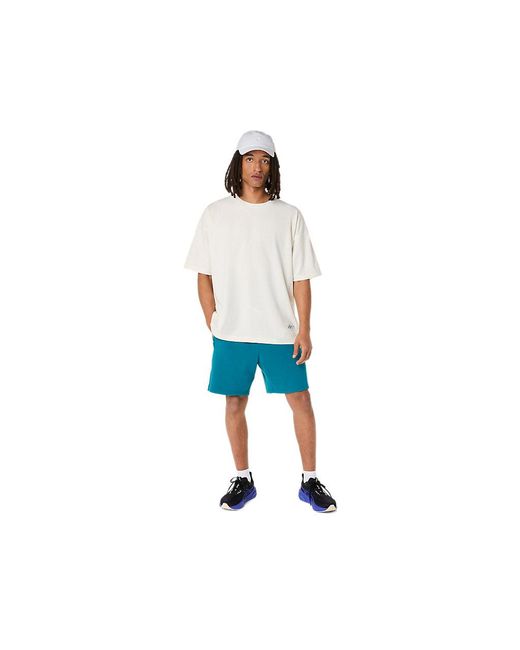 Asics Blue Heritage 7in Short for men