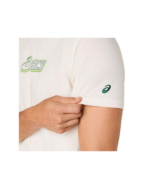 Asics Logo Graphic Tee in het Black voor heren