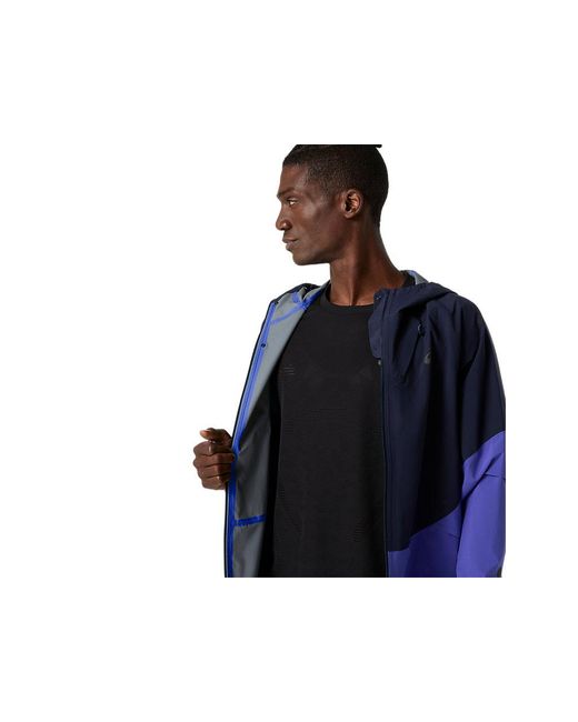 Asics Blue Metarun Legend Jacket for men