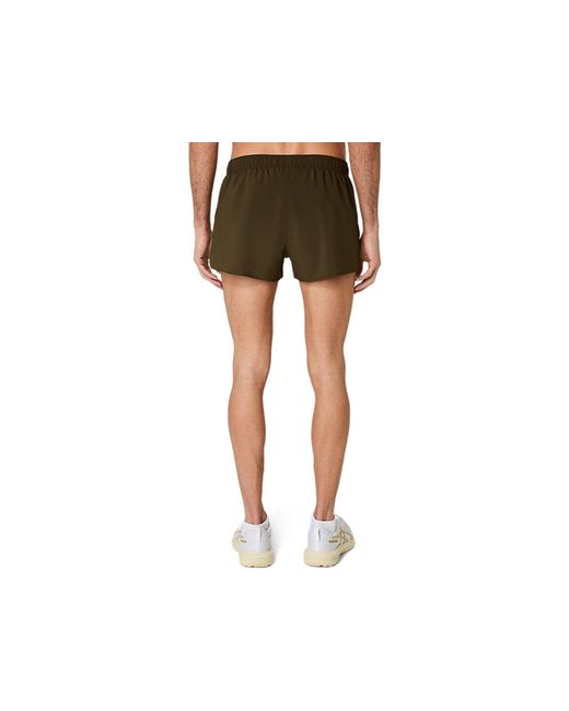 Asics Core Split Short in het Black voor heren