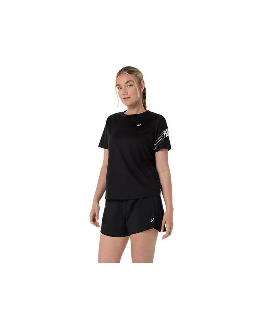 Asics Black Icon Ss Top