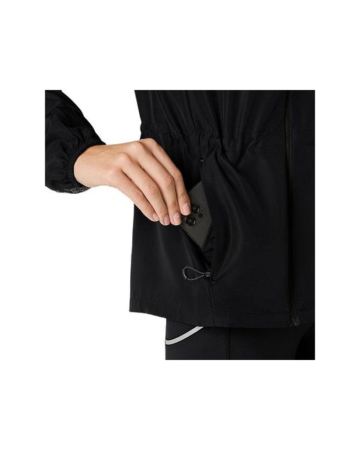 Asics Road Lite-Show Jacket in het Black