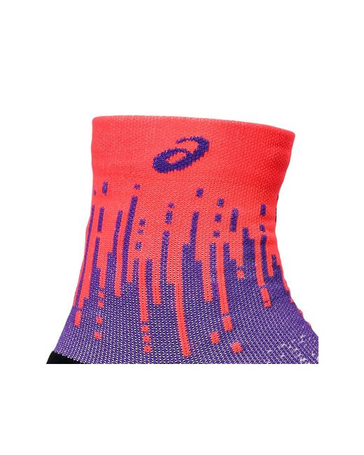 Asics Performance Run Sock Quarter in het Blue voor heren