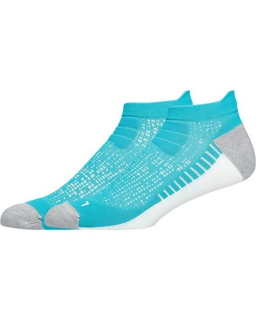 Asics Blue Performance Run Ankle Sock for men