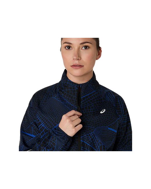 Asics Road Lite-Show Packable Jacket in het Blue
