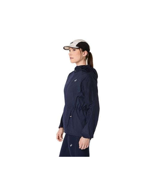 Asics Blue Road Packable Jacket