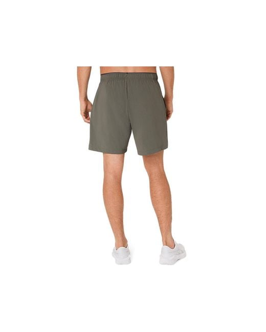 Asics Black Comfort Core Stretch Woven 7in Short for men