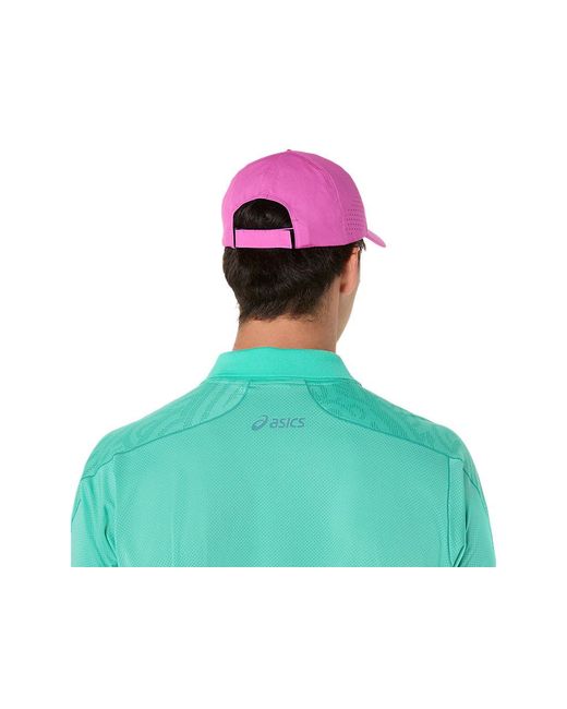 Asics Green Match Jacquard Polo Ss Top for men