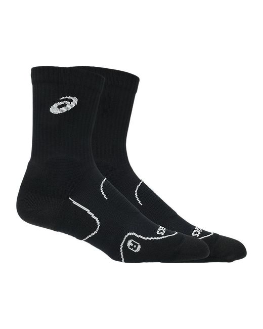 Asics Black Court+ Tennis Crew Sock for men