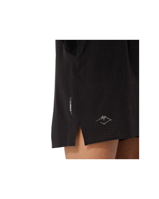 Asics Black Fujitrail Elite Short