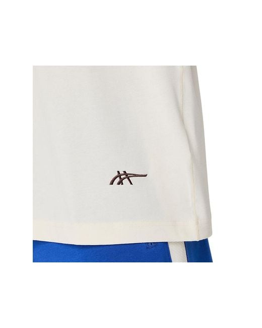 Asics Blue Heritage Heavy Cotton Run City Tee for men