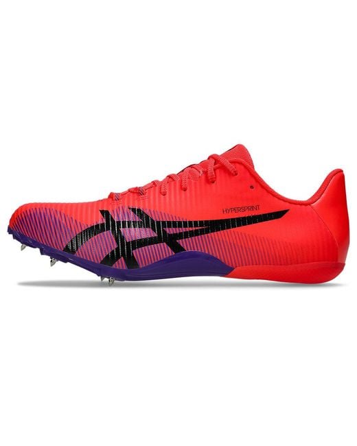 Asics Red Hypersprint 8 for men