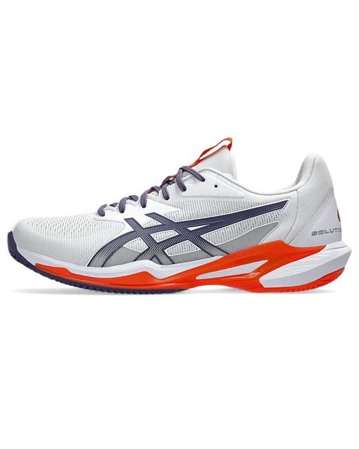 Asics Multicolor 1041a438-102 Solution Speed Ff 3 White/mako Blue Uk 5.5 for men