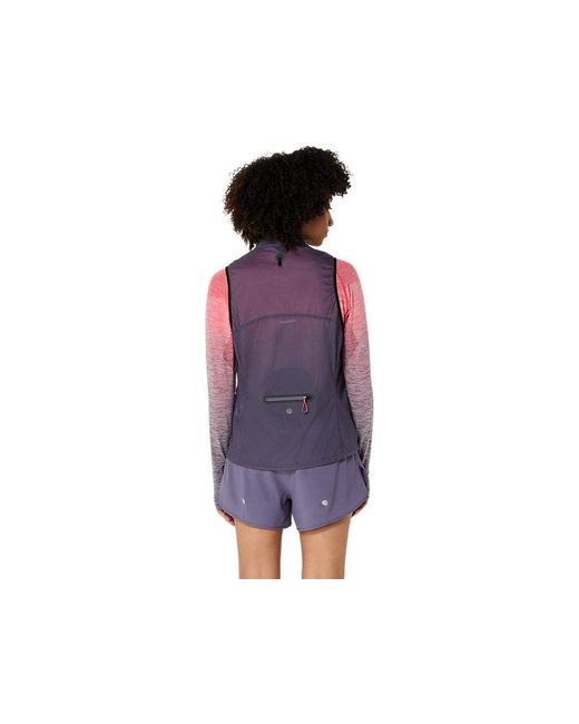 Asics Blue METARUN PACKABLE GILET