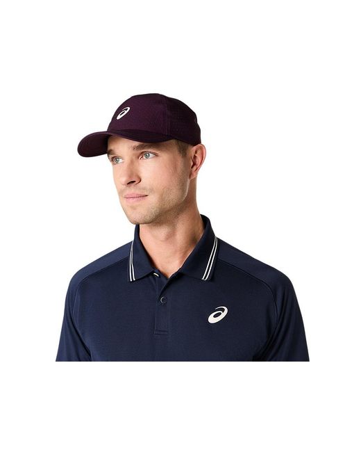 Asics Blue Game Polo Ss Top for men