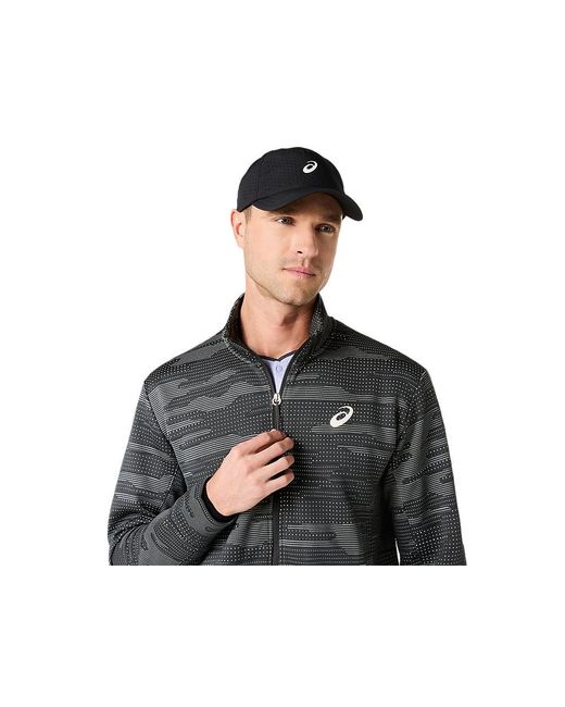 Asics Black Match Jacket for men