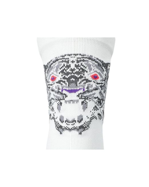 Asics White Performance Run Sock Crew for men