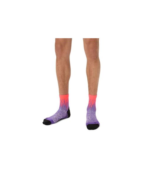 Asics Performance Run Sock Quarter in het Blue voor heren
