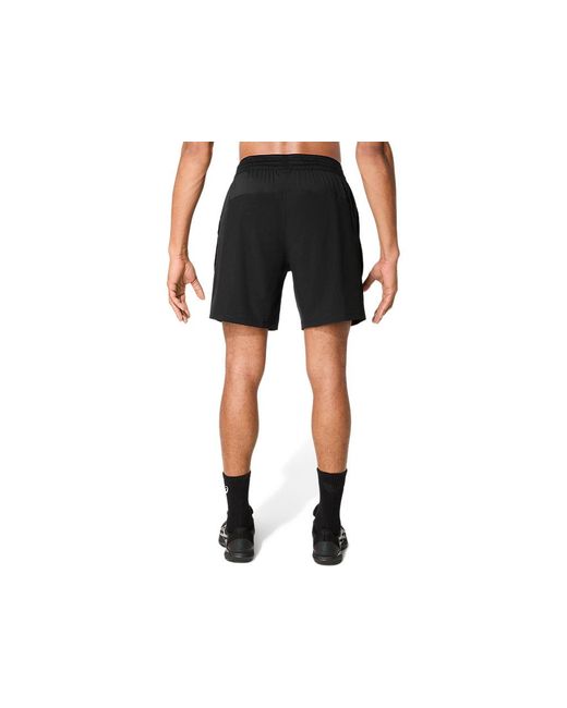 Asics Black Match 7in Short for men