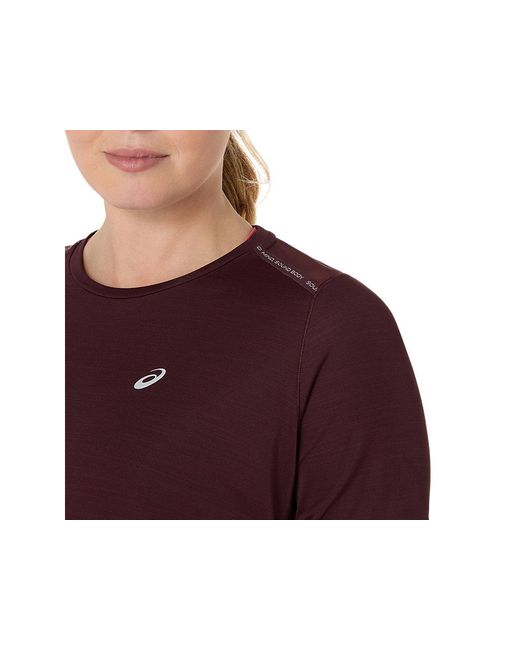 Road Ss Top di Asics in Red