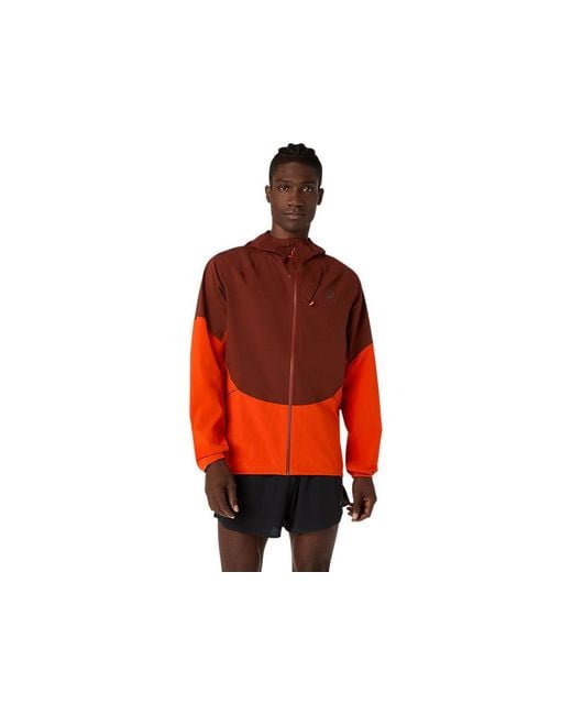 Asics Red Metarun Legend Jacket for men