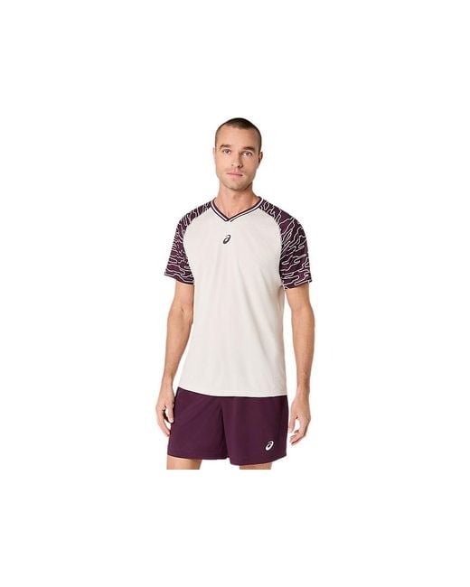 Asics Black Padel Court Ss Top for men